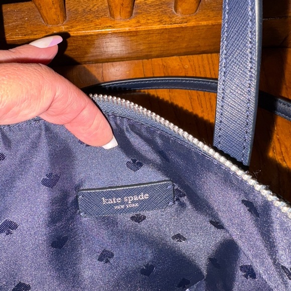 Kate Spade Lola Joeley Tinsel Shimmer Glitter Black Satchel Crossbody - Picture 11 of 11